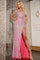 Prom Dresses Prom Long Beaded Fringe Formal Dress Dark Coral