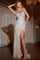 Prom Dresses Long Prom Beaded Sequins Formal Dress Nude Multi