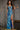 Prom Dresses Long Prom Fitted Sequined Print Formal Dress Blue