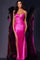 Prom Dresses Prom Fitted Long Formal Slit Dress Hot Pink
