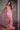 Prom Dresses Fitted Long Formal Beaded Fringe Prom Dress Pink