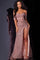 Prom Dresses Prom Long Beaded Corset Sequin Formal Dress Taupe