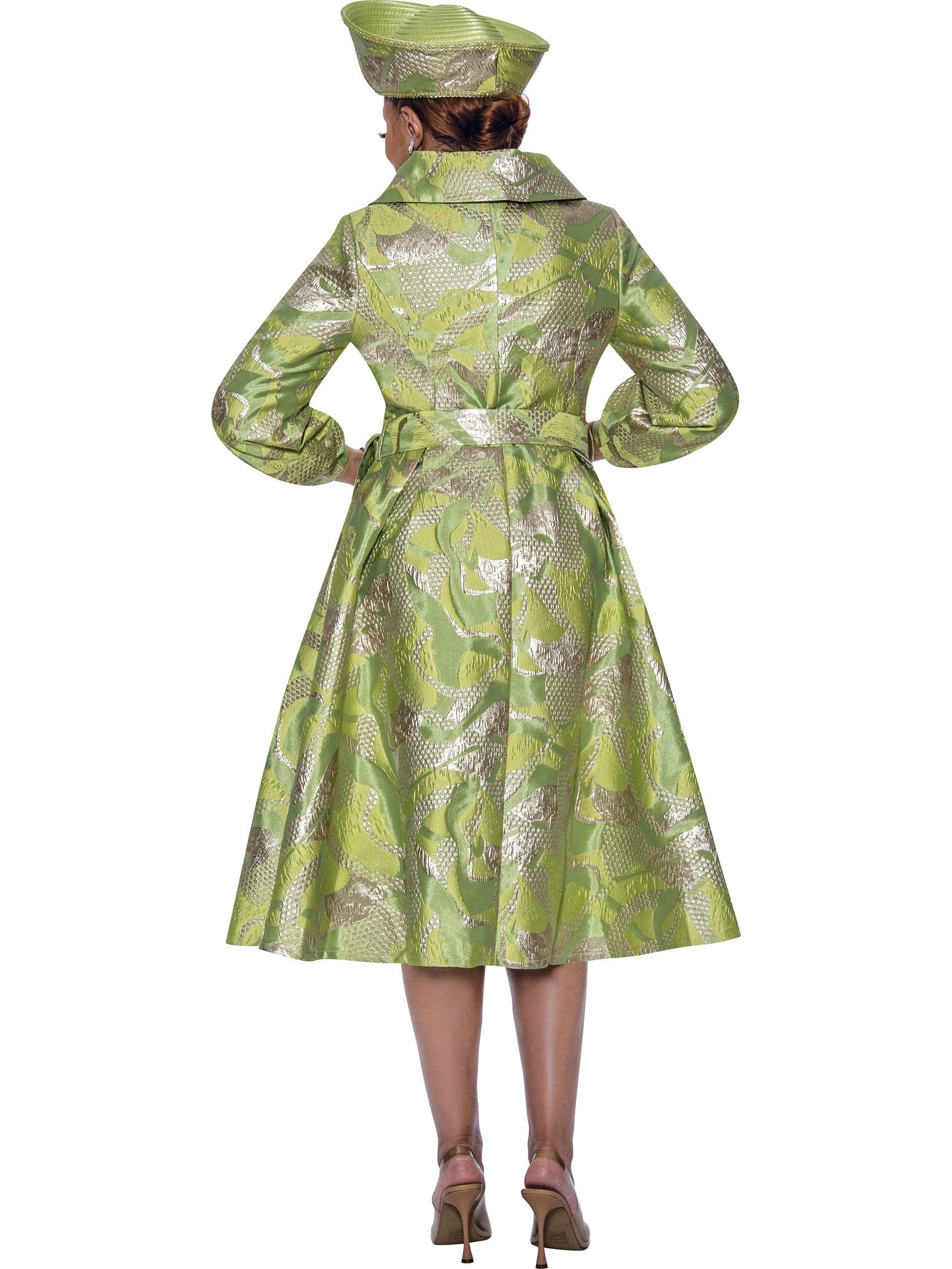 Divine Apparel DCC5111W Plus Size Mother of the Bride Midi Dress