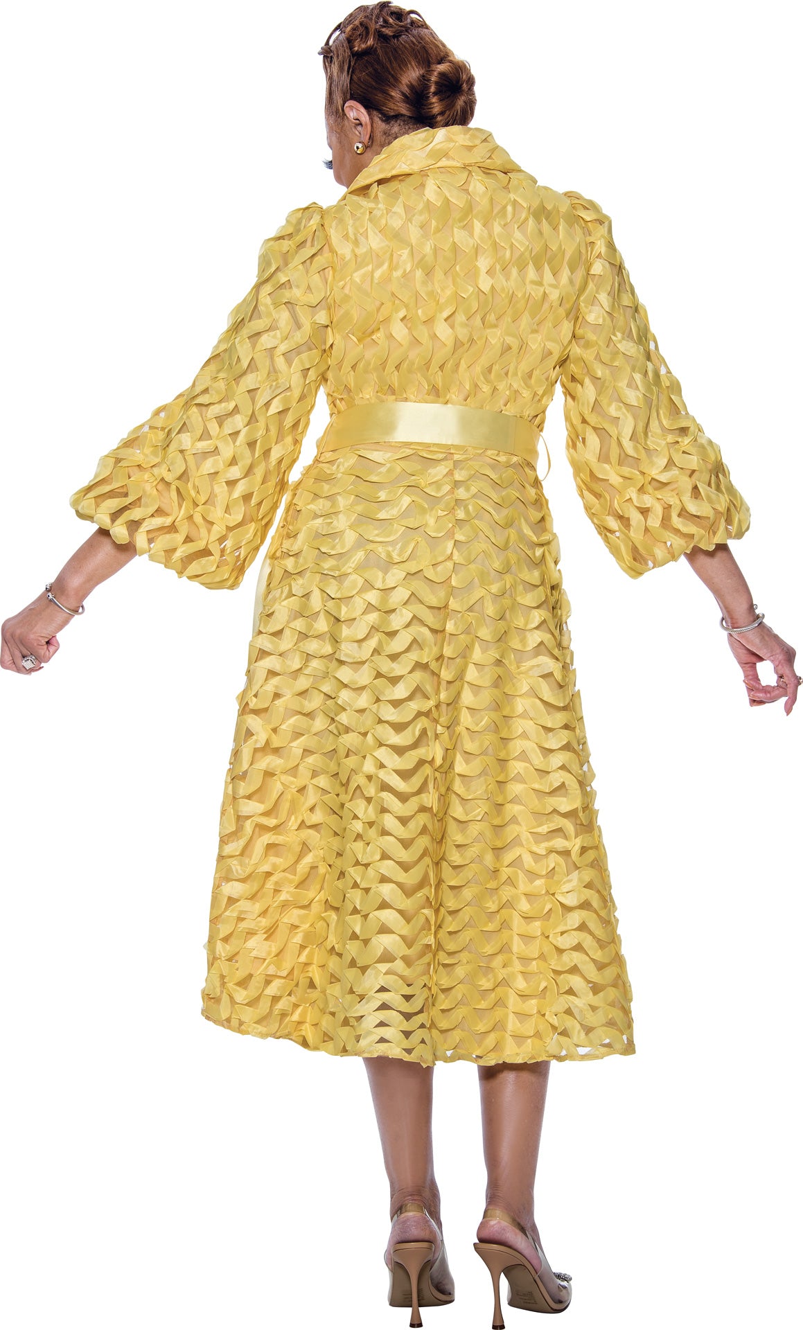Divine Apparel DCC5261W Plus Size Mother of the Bride Midi Dress