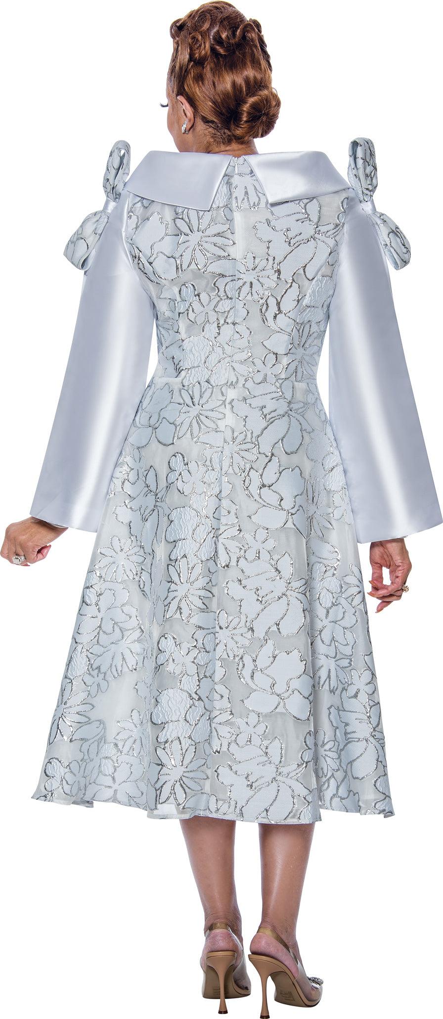 Divine Apparel DCC5341 Mother of the Bride Midi Dress