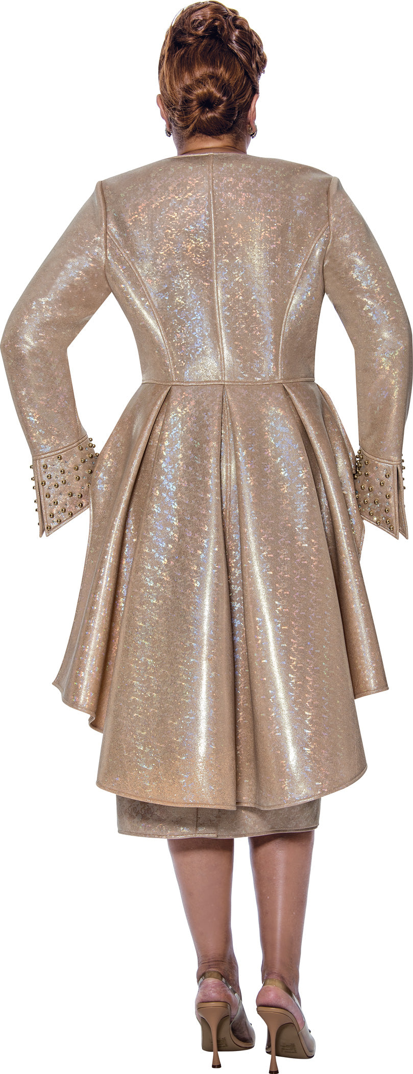 Divine Apparel DCC5402W Long Sleeve Plus Size Mother of the Bride Dress