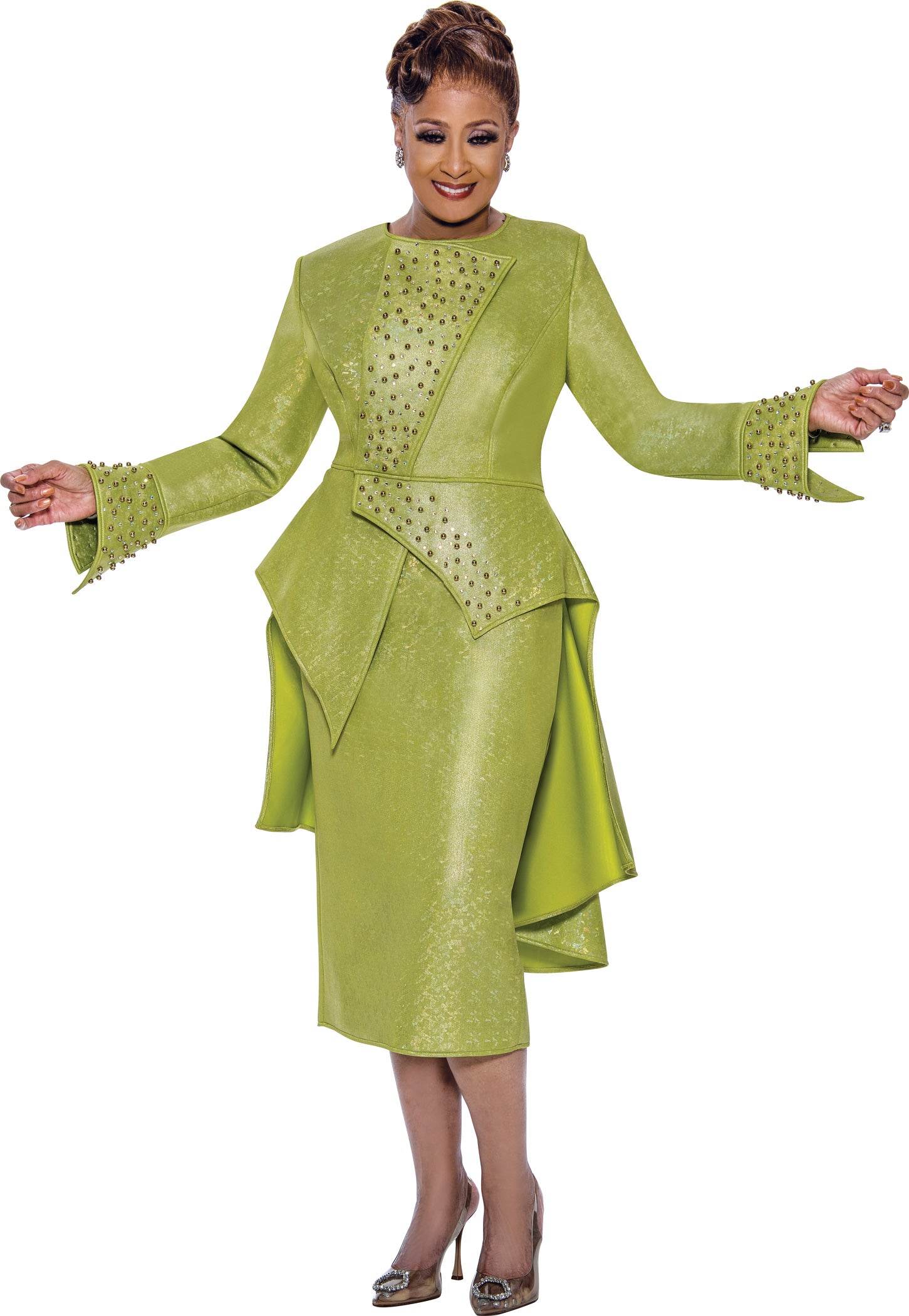 Divine Apparel DCC5402 Long Sleeve Mother of the Bride Dress