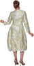 Plus Size Dresses Long Sleeve Mother of the Bride Button Dress Yellow