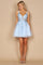 Homecoming Dresses Short Formal Graduation Sexy Prom Dress Baby Blue