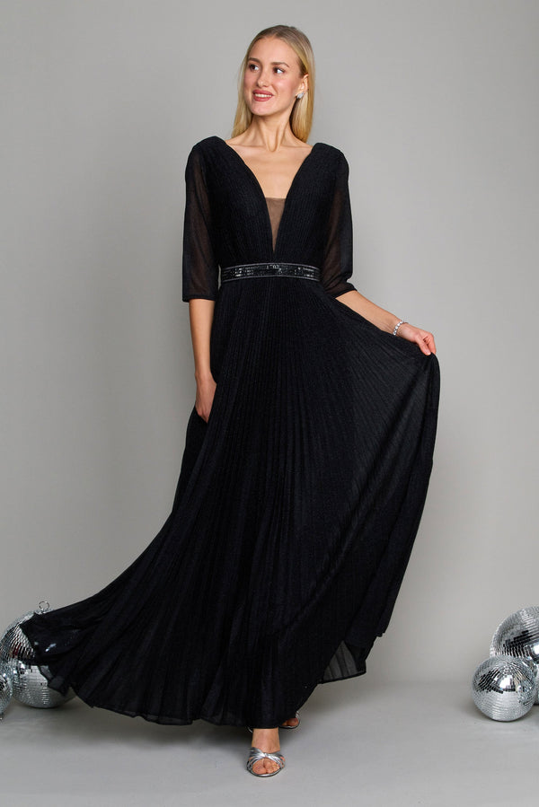 Long Sleeve Formal Evening Dress