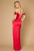 Formal Dresses Long Formal Corset Satin Evening Dress Red