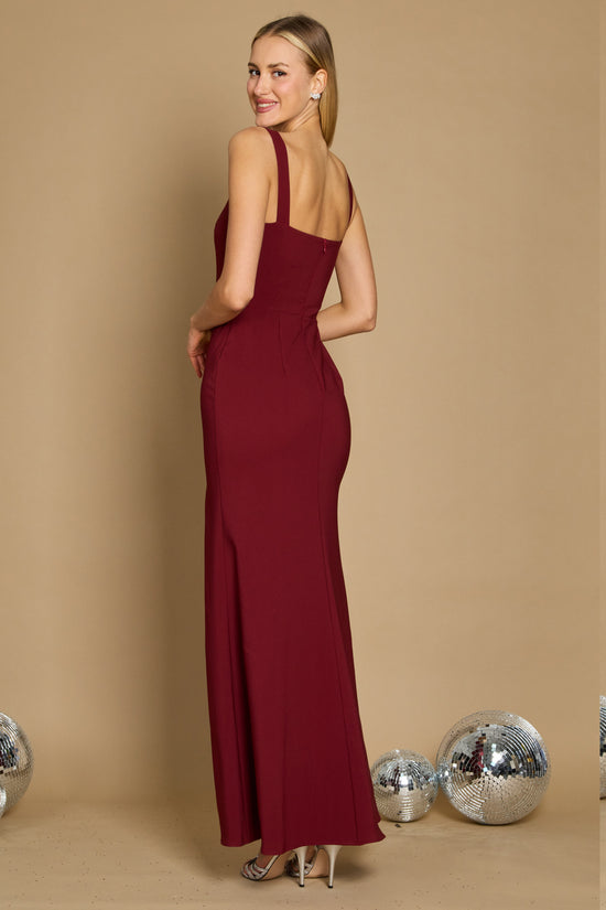Women's Square Neckline Evening Dresses Long Sleeve Tulle Prom Party Dress