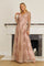 Formal Dresses Long Sleeve Formal Dress Evening Gown Rose Gold
