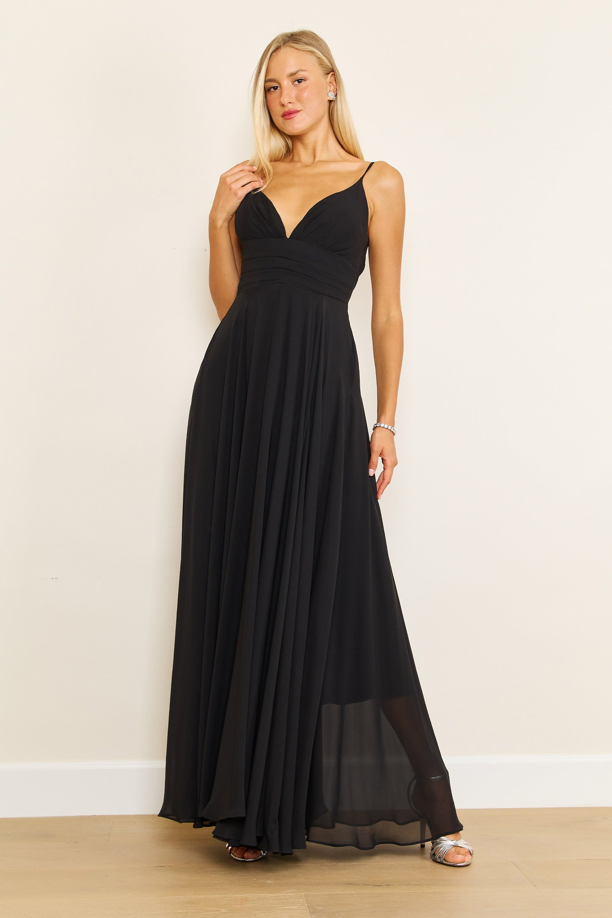 Long Black Formal Party Dress