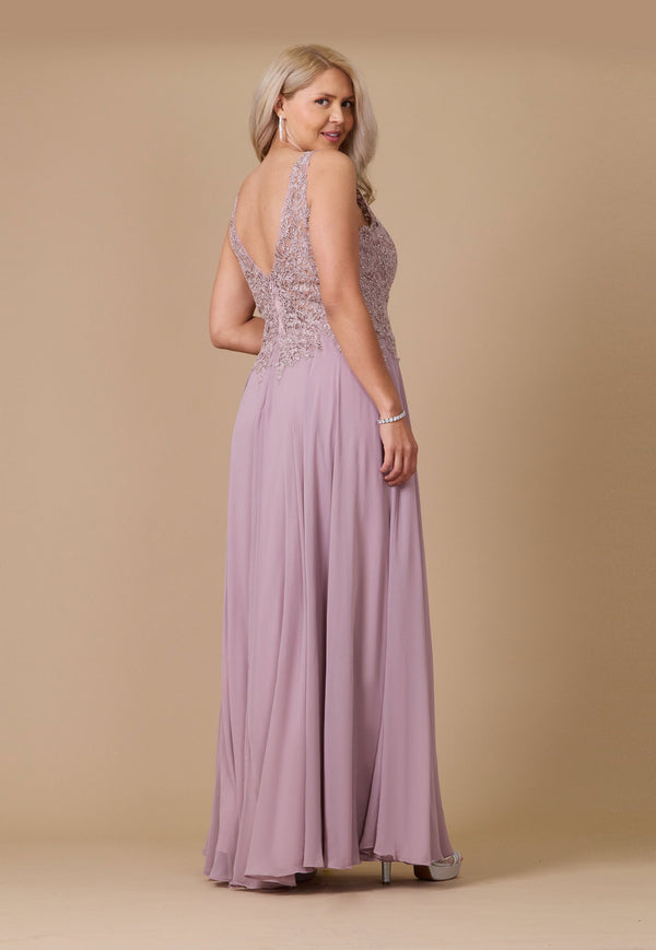 Formal Dresses Long Formal Dress Plus Size Evening Gown Mauve