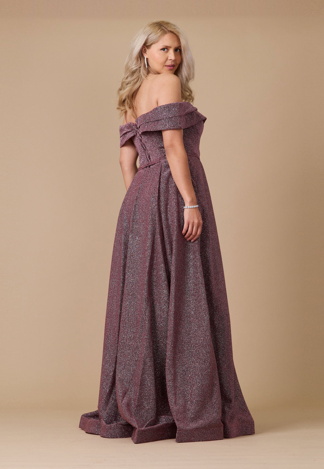 Dylan & Davids DD1289 Long Off-Shoulder Glitter Prom Dress Eggplant The Dress Outlet Dylan & Davids DD1289 Long Off-Shoulder Glitter Prom Dress Eggplant The Dress Outlet