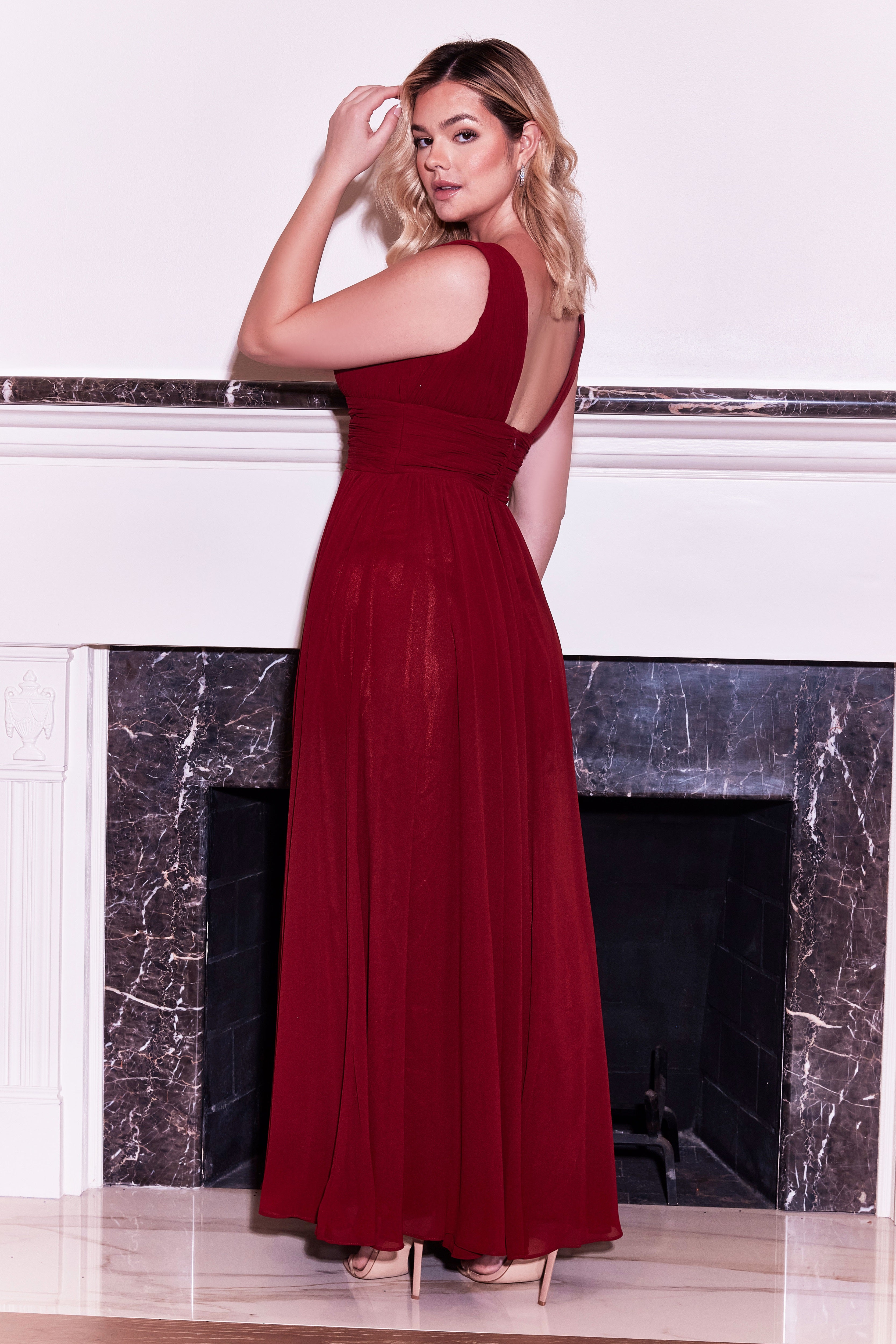 Long Formal Chiffon Evening Dress The Dress Outlet Long Formal Chiffon Evening Dress The Dress Outlet