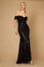 Formal Dresses Long Mermaid Sequin Formal Party Dress Black