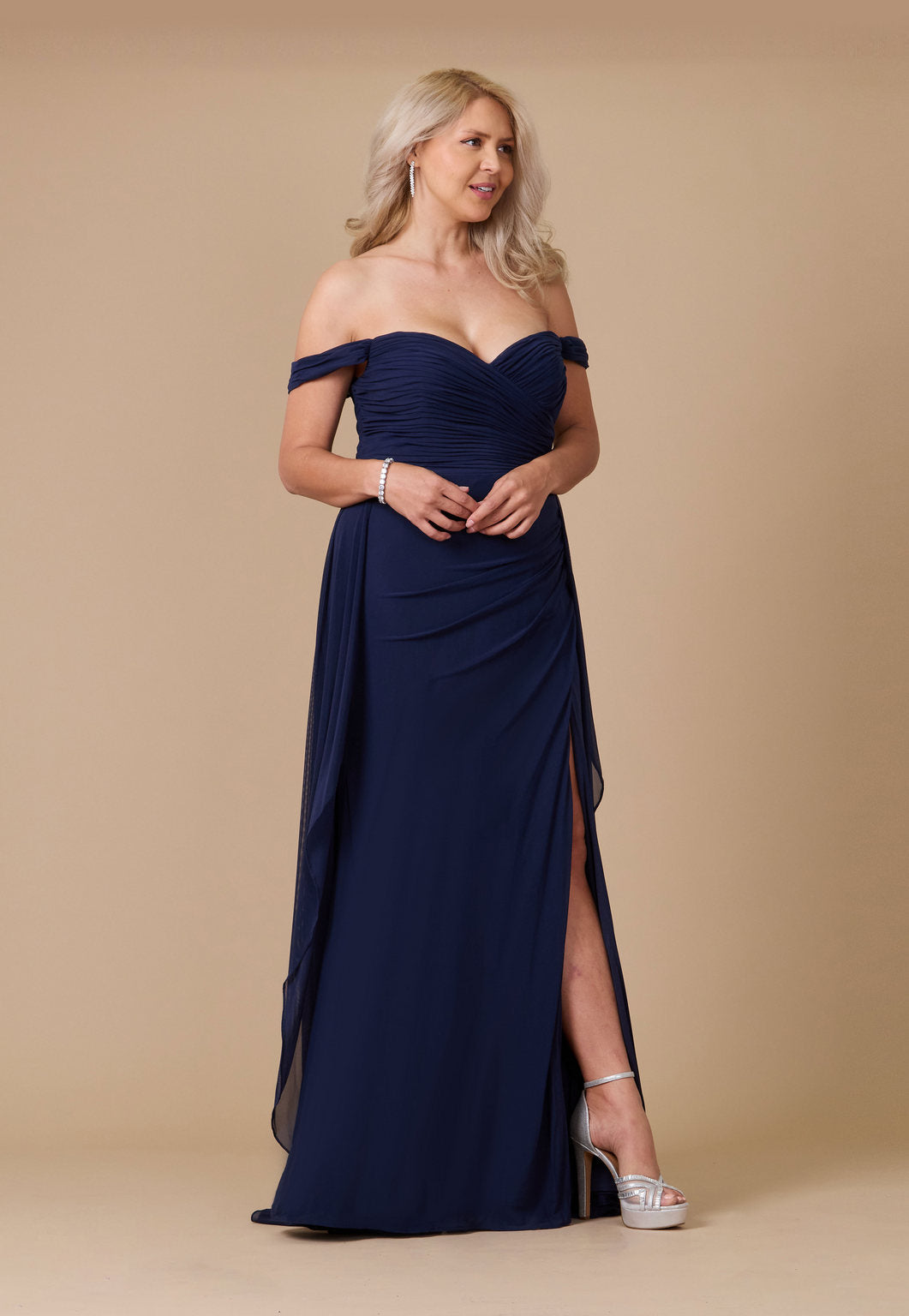 Emerald Off Shoulder Long Formal Evening Dress - Formal Dresses & Gowns