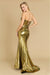 Prom Dresses Long Corset Mermaid Formal Prom Dress Gold