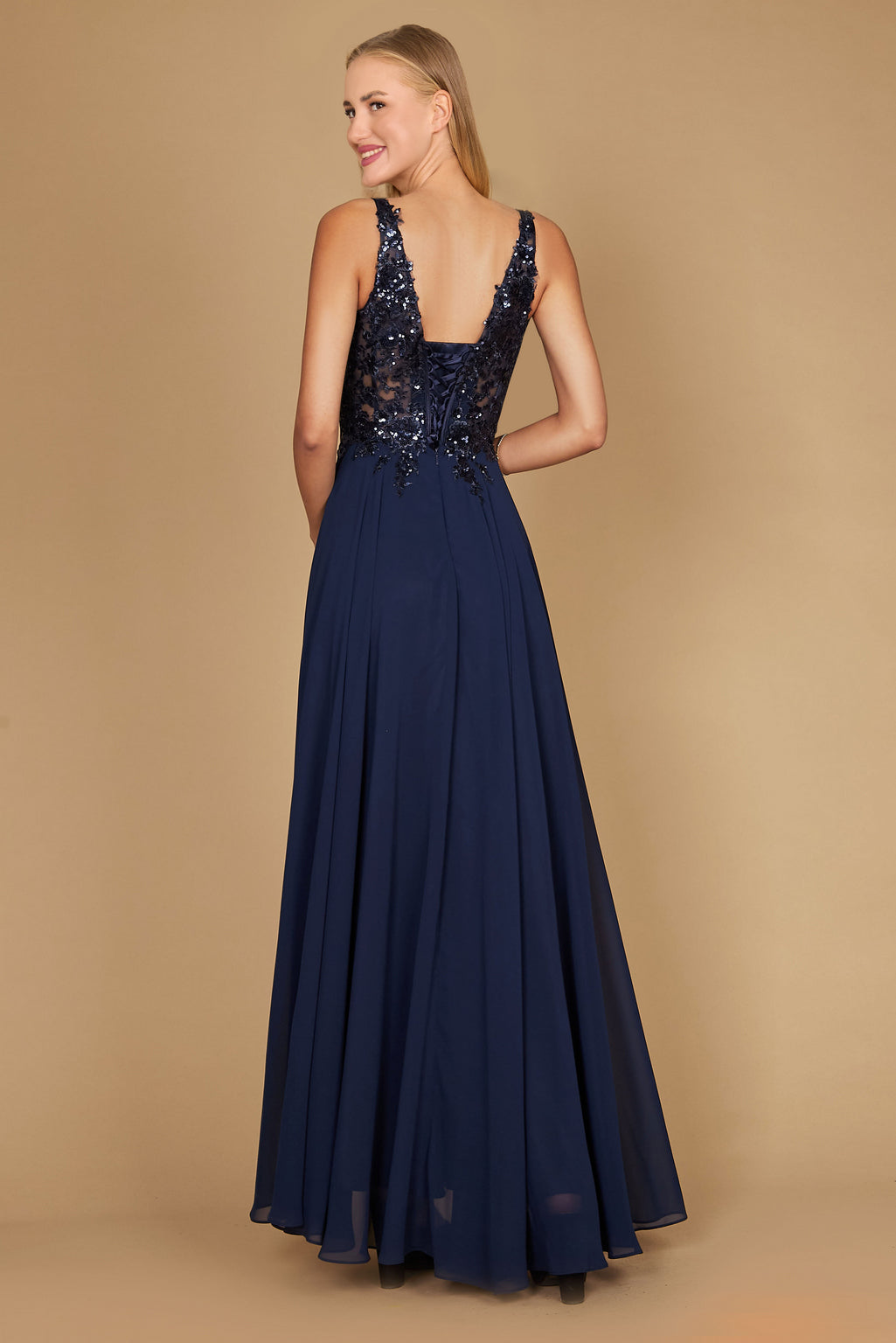 Long Thick Strap Formal Mother Of The Bride Dress