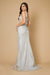 Formal Dresses Long Hand Beaded Couture Sequin Formal Dress Silver