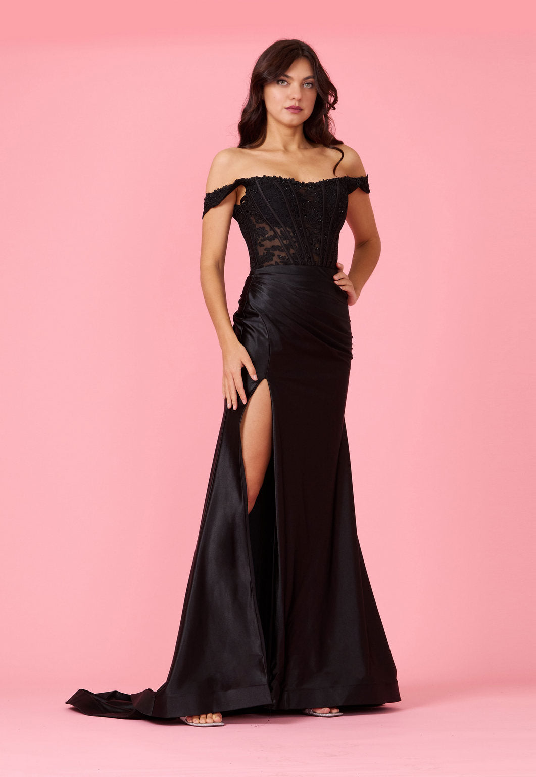 Long Corset Mermaid Prom Formal Dress | The Dress Outlet Long Corset Mermaid Prom Formal Dress | The Dress Outlet