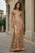 Off Shoulder Vintage Lace Mother of The Bride Evening Dress