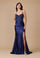 Prom Dresses Open Back Long Sexy Formal Prom Dress Navy