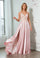 Prom Dresses Long Chiffon Lace Illusion Formal Prom Dress