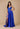 Prom Dresses Long Chiffon Lace Illusion Formal Prom Dress Royal Blue