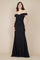 Formal Dresses Long Stretch Formal Off Shoulder Dress Black