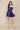 Cocktail Dresses Short Formal Strapless Corset Fitted Keyhole Dress Navy