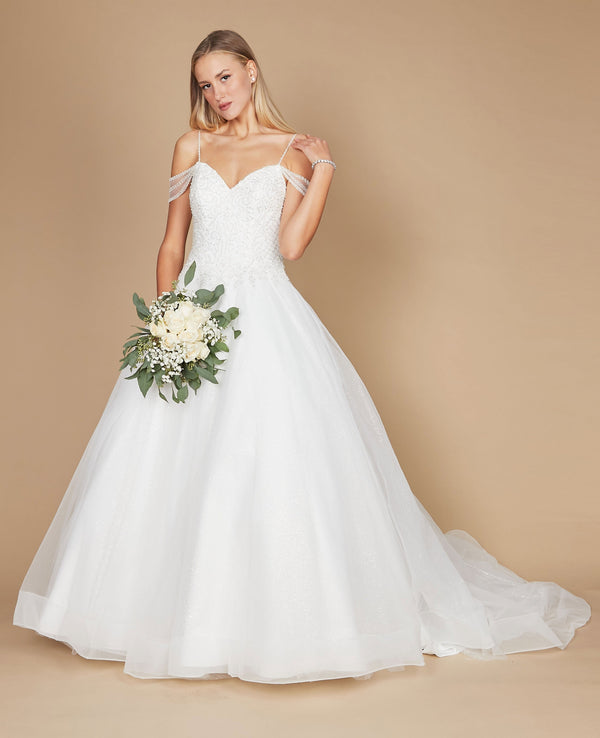 off shoulder satin gown plus size wedding dress Off-the-Shoulder Satin A-line Plus Size Wedding Dresses