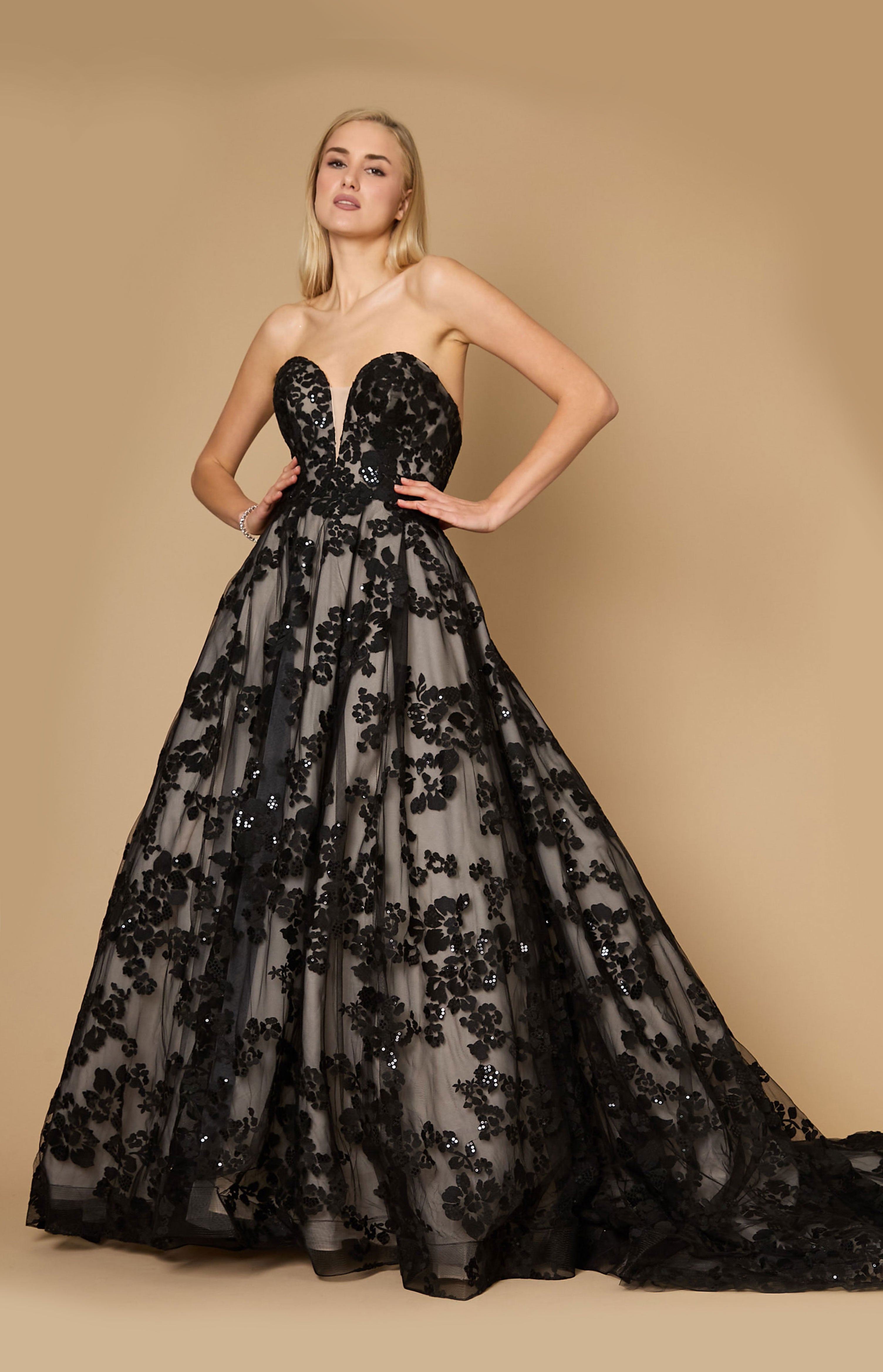 Long Lace Black Wedding Dress Long Lace Black Wedding Dress