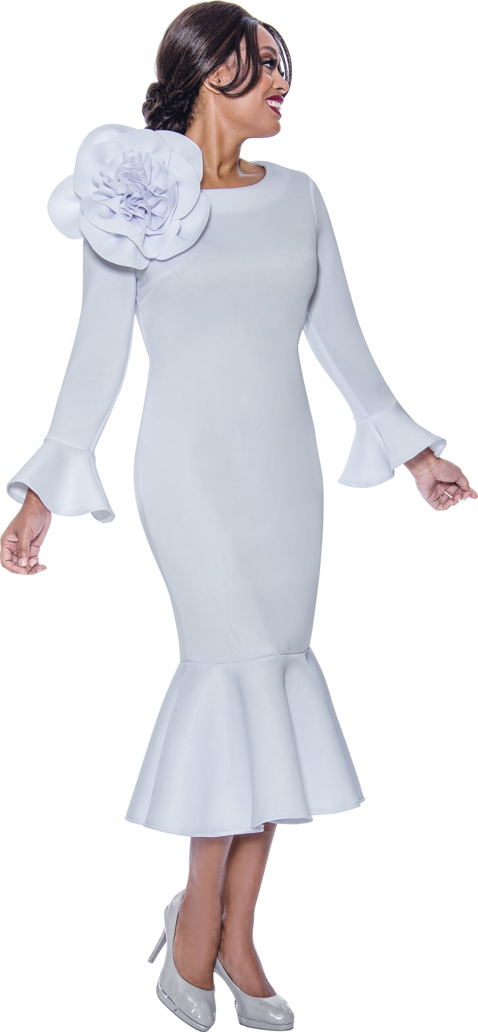 Divine Apparel DN12371 Mother of the Bride Long Sleeve Cocktail Dress