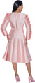 Plus Size Dresses Plus Size Crystal Button Mother of the Bride Dress Pink