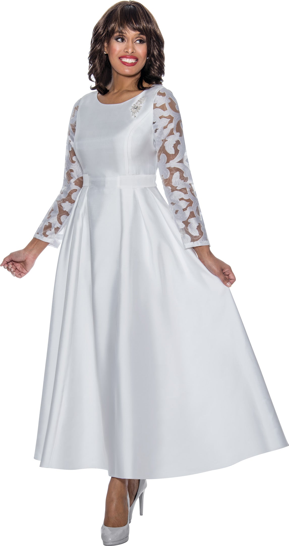 Mother of the Bride Dresses Long Sleeve Mother of the Bride Formal Dress White