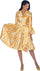 Cocktail Dresses Short Long Sleeve Cocktail Dress Yellow/White
