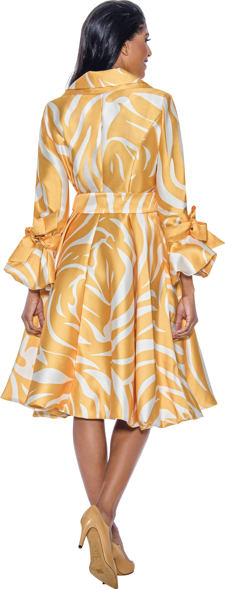 Divine Apparel DN1771W Plus Size Printed Short Cocktail Dress