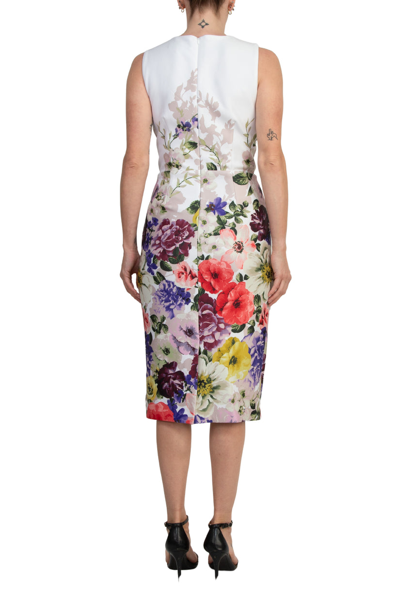 Donna Ricco DR52772 Floral Print Short Cocktail Dress