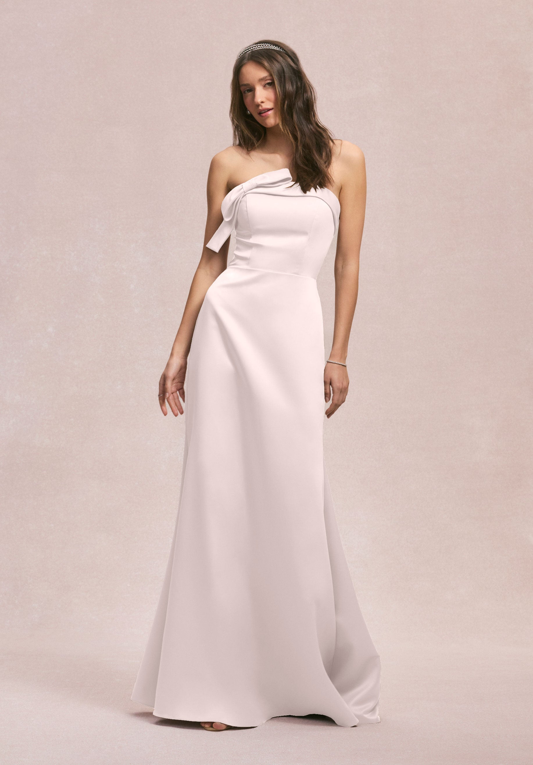 Formal Dresses Formal Long A Line Dress Dew Drop-Satin-31246-Fitted