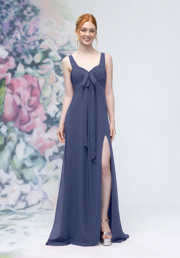 MGNY Madeline Gardner New York 3030009 Long Formal Slit A Line Dress