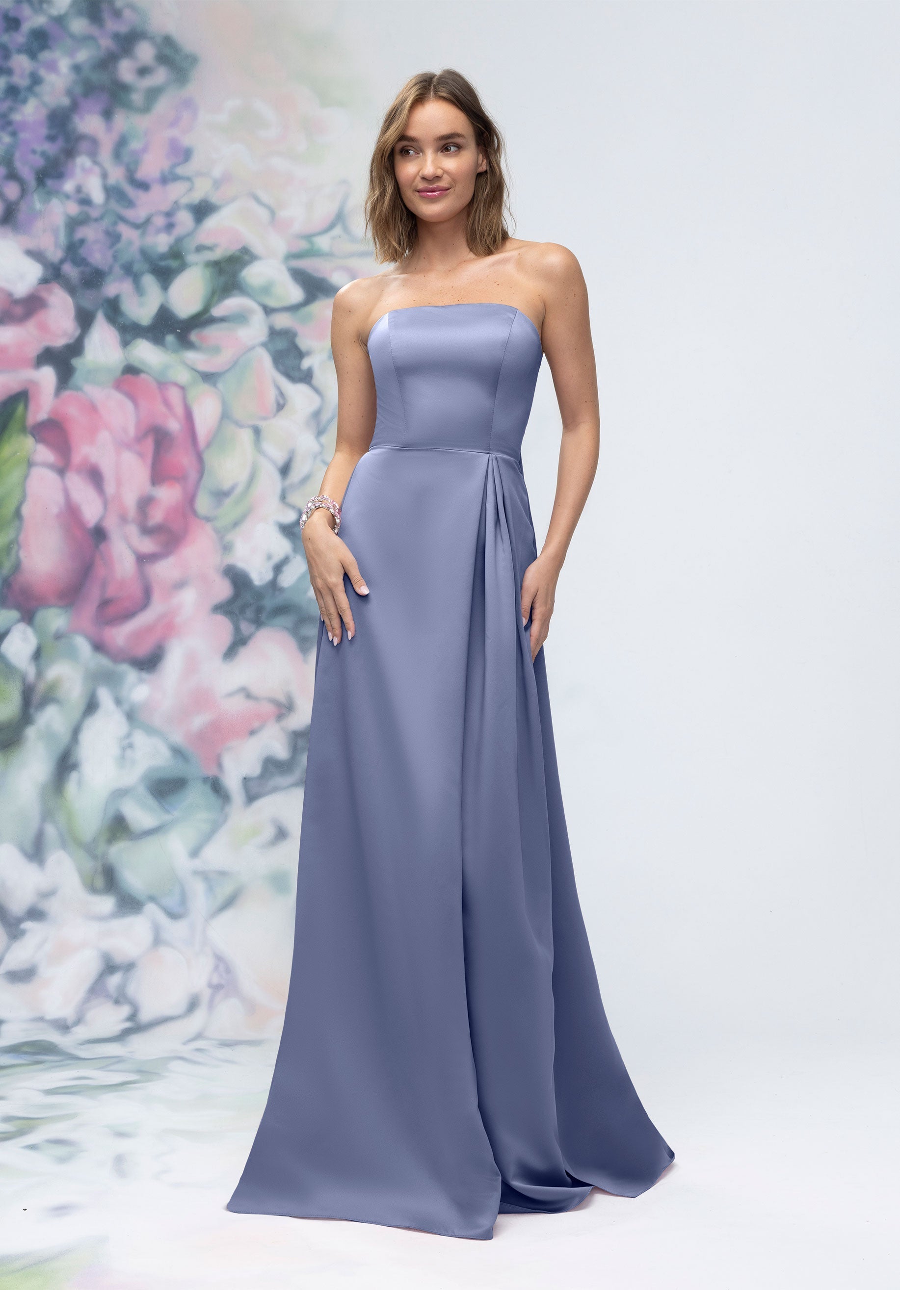 Formal Dresses Formal Evening Long Dress Dusk-Satin-3030014-Pleated