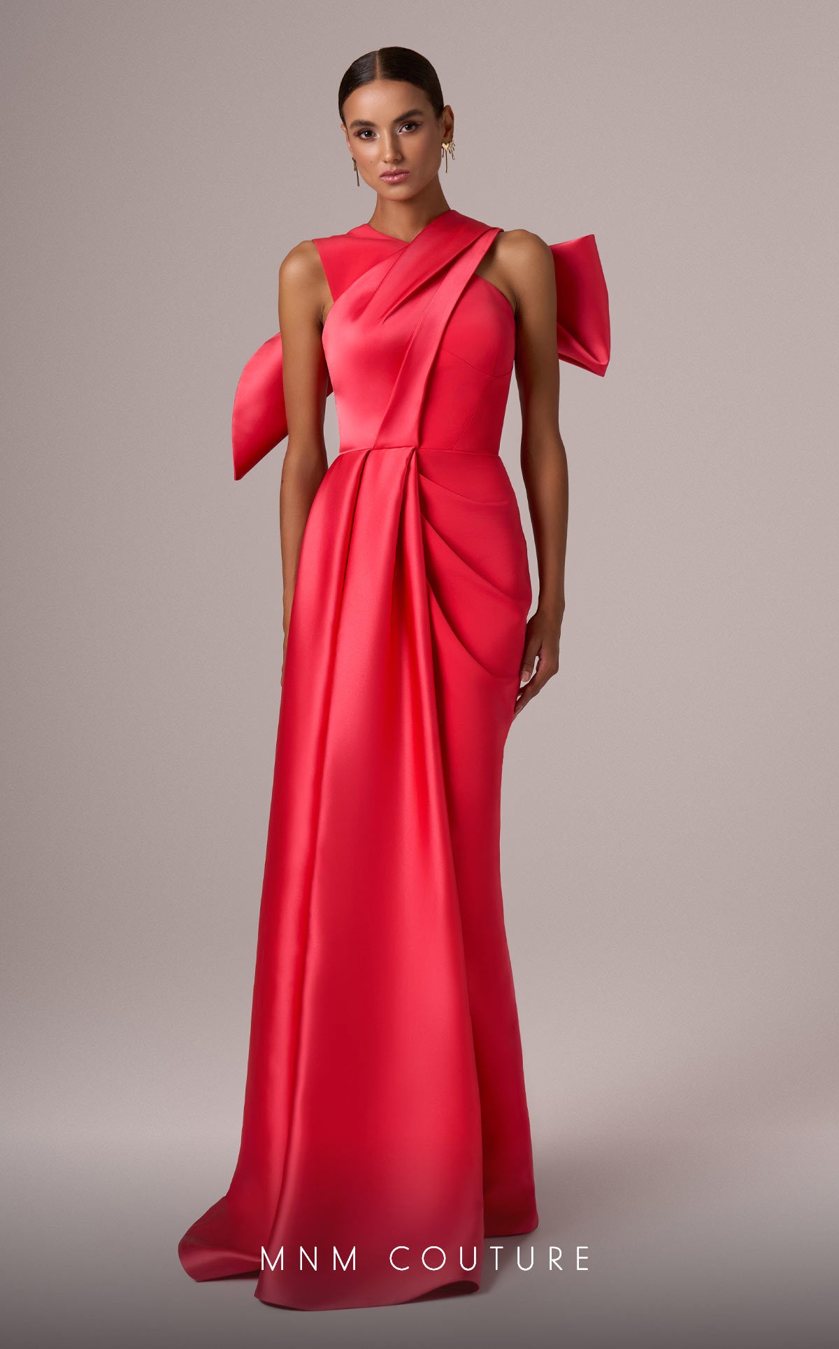 Formal Dresses Long Prom A Line Formal Dress MNM Couture E0081 Coral