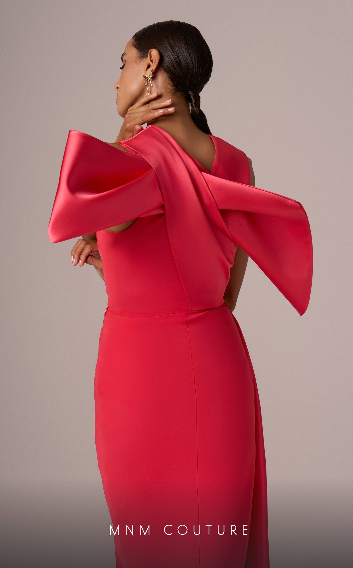 Formal Dresses Long Prom A Line Formal Dress MNM Couture E0081 Coral