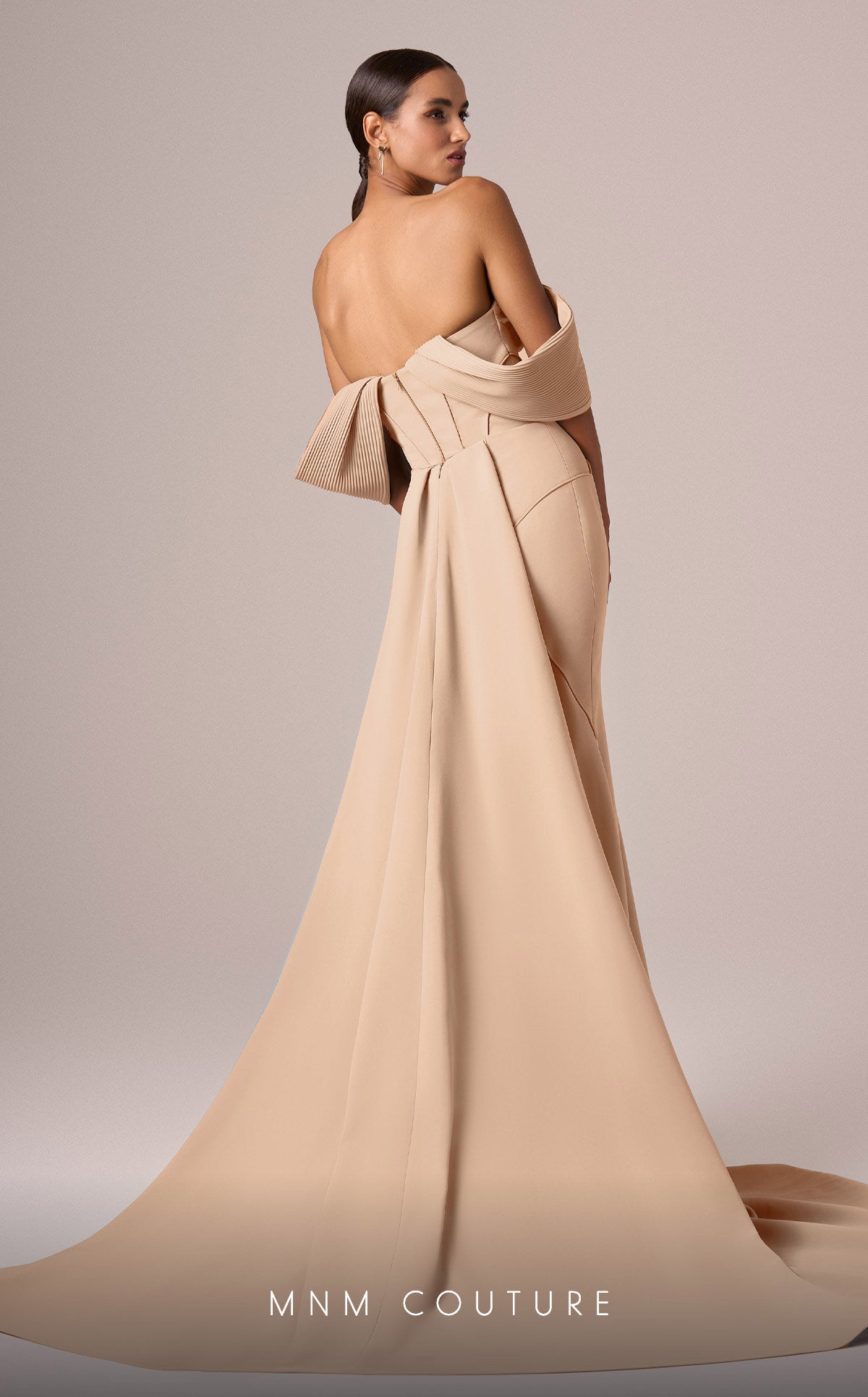 MNM Couture E0085 Long Fitted Formal Evening Prom Dress