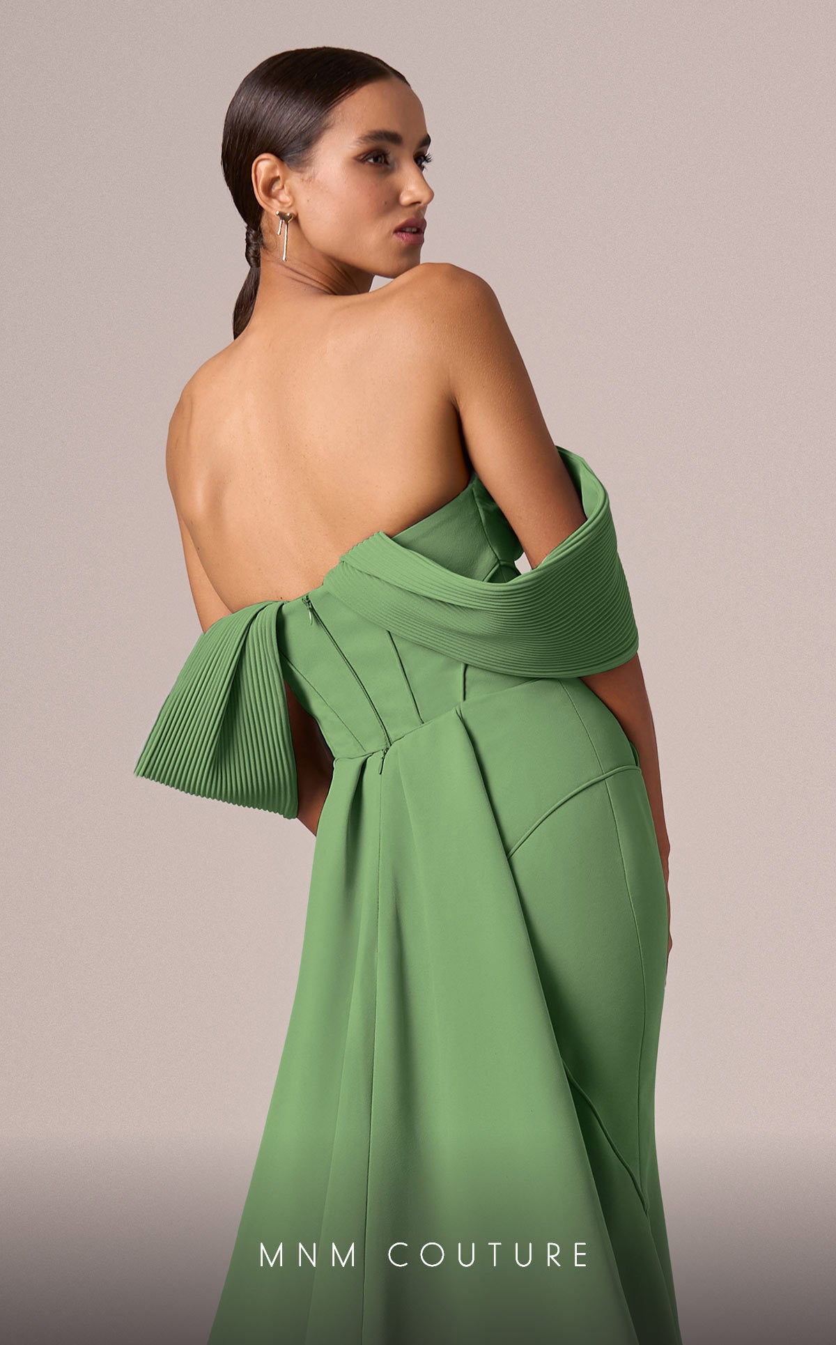 MNM Couture E0085 Long Fitted Formal Evening Prom Dress