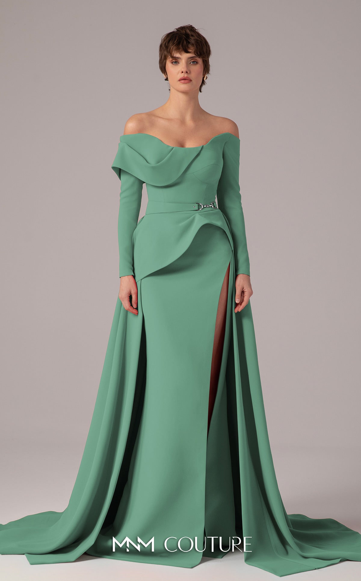 Mother of the Bride Dresses Fitted Formal Long Mother of the Bride Dress Mint