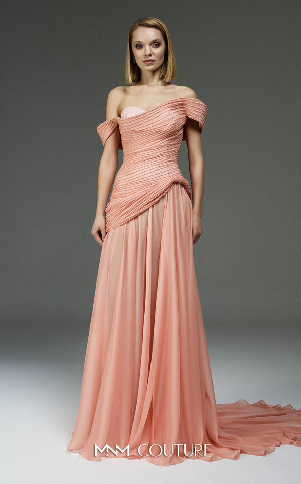 Long Formal Sequin Prom Dress MNM Couture E0113